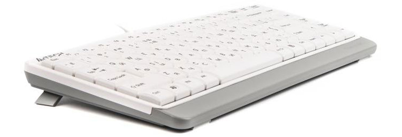 A4Tech FK11 White widok z boku pod kątem