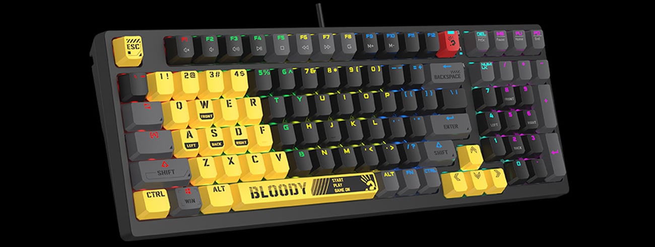 A4Tech Bloody S98 Sports Lime (BLMS Plus Red Switches) - Klawiatury ...