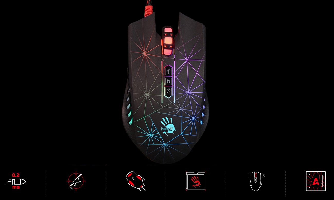 Mysz A4TECH BLOODY P81 Technologie