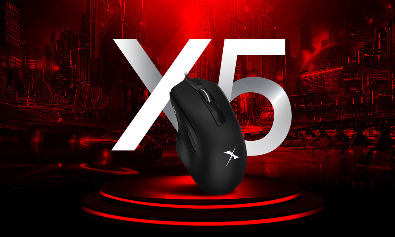 Mysz dla graczy A4Tech Bloody W60 MAX Stone Black