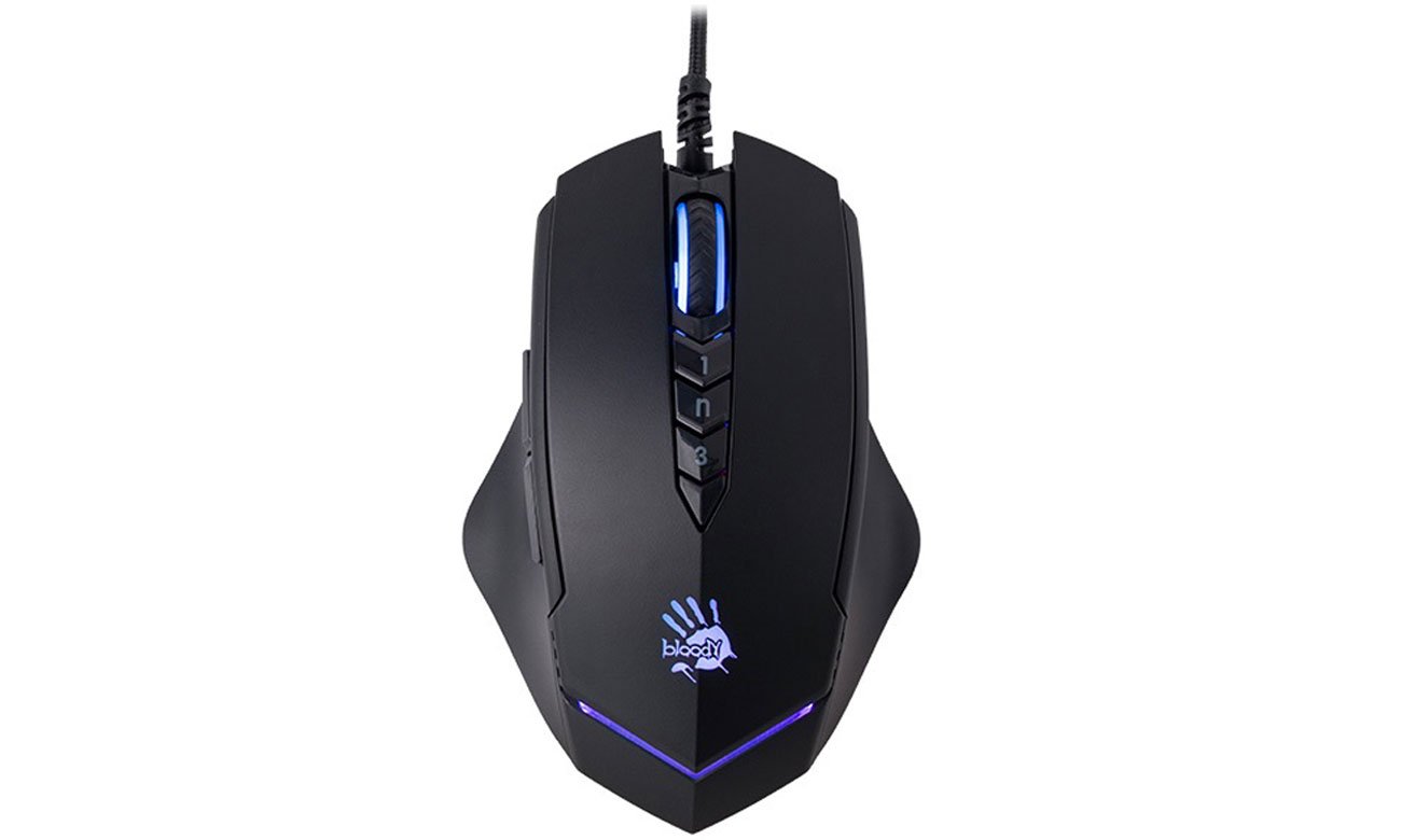 Myszka przewodowa A4Tech BLOODY V8m MAX RGB USB