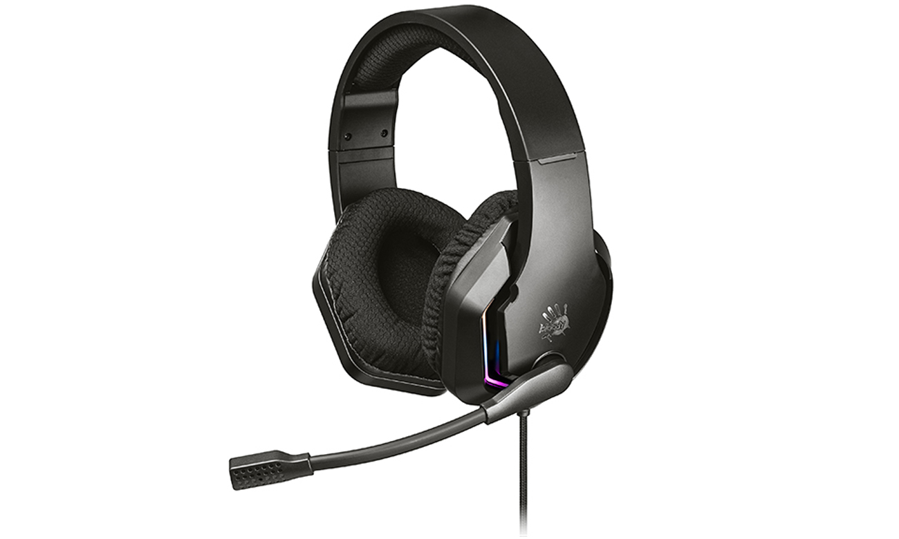 Zestaw słuchawkowy dla graczy A4Tech Bloody G260p Czarny - Widok od przodu pod kątem