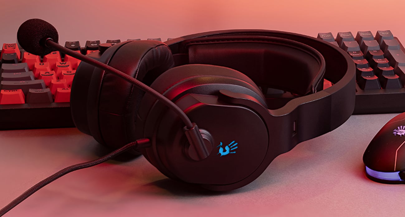 Zestaw słuchawkowy dla graczy A4Tech Bloody G330p Czarny - Grafika lifestyle