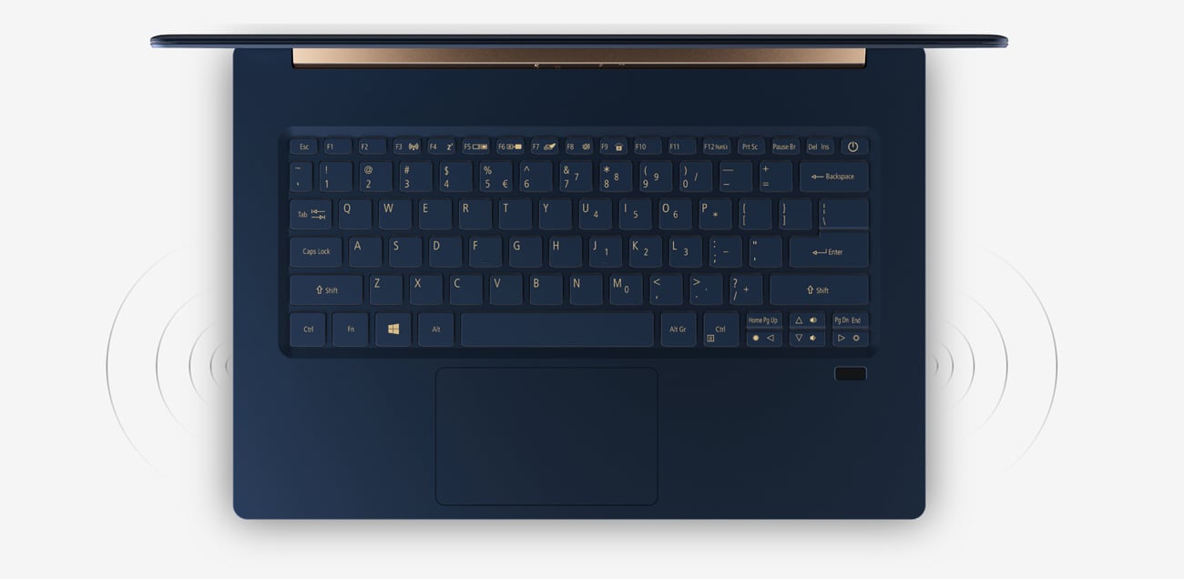 Acer Swift 5 Pro wciągający dźwięk