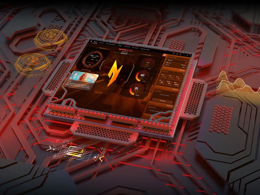Acer Nitro 16 AI oprogramowanie nitro sense