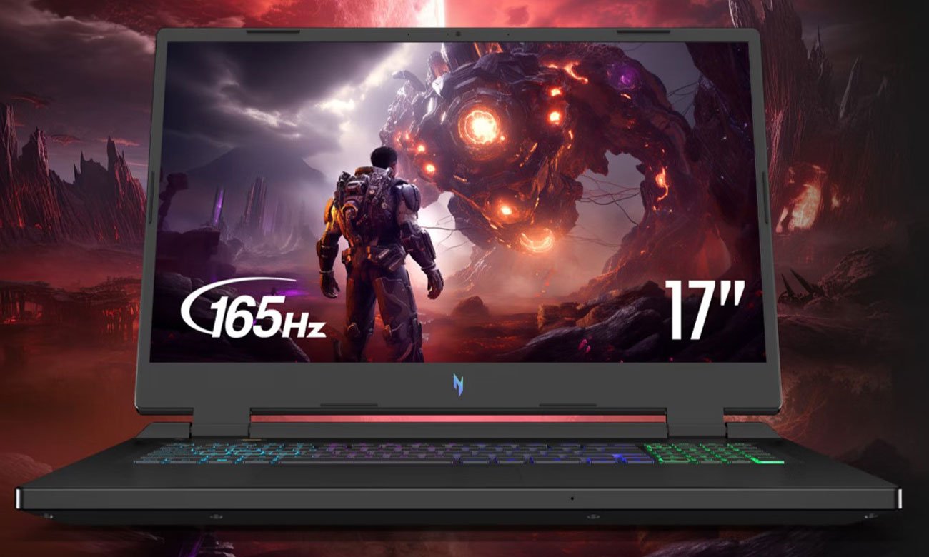 Acer Nitro 17 спереди