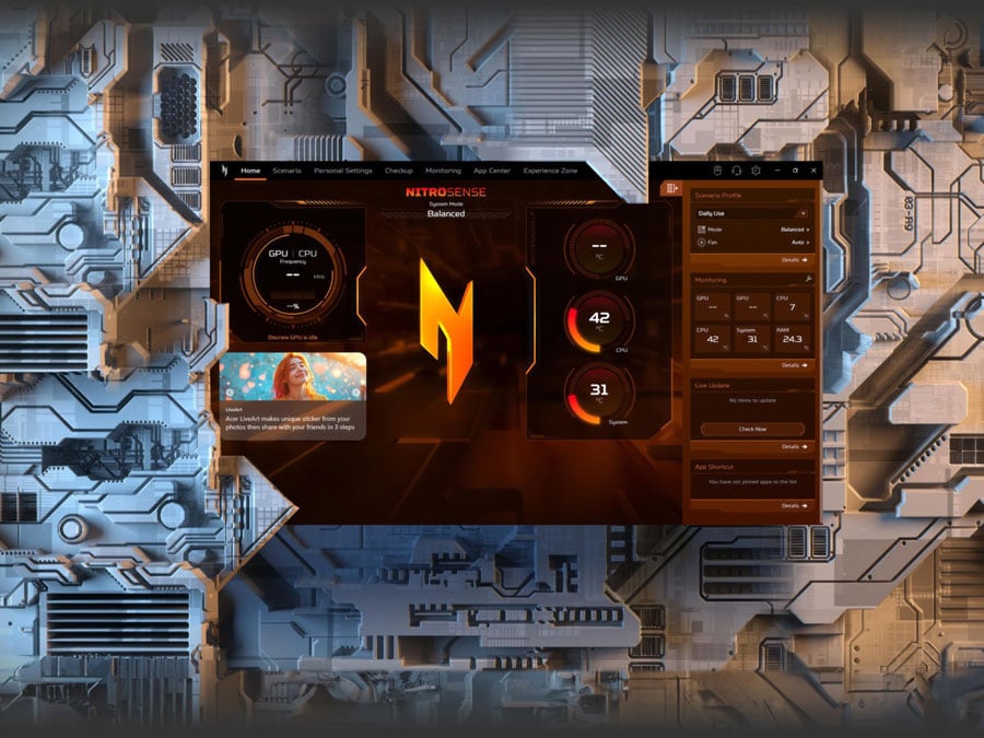 Acer Nitro V 14 AI sztuczna inteligencja