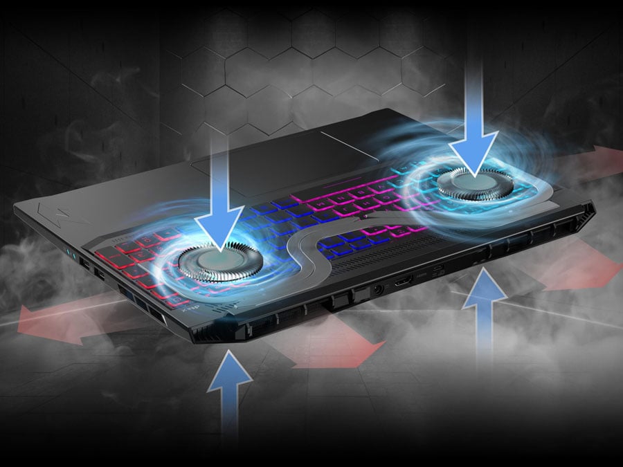 Acer Nitro V 16S układ chłodzenia