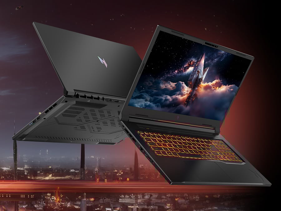 Acer Nitro V17 AI ekran oraz klawiatura