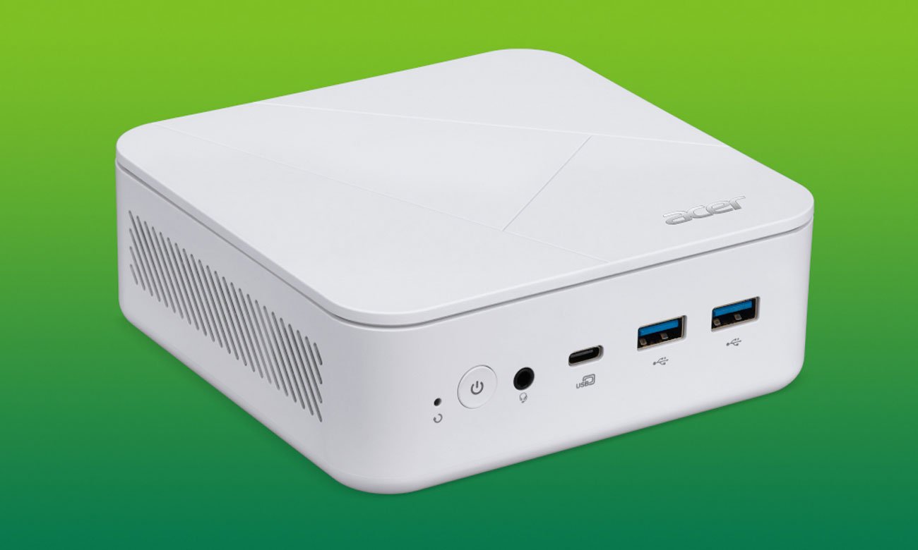 Acer Revo Box porty na froncie obudowy