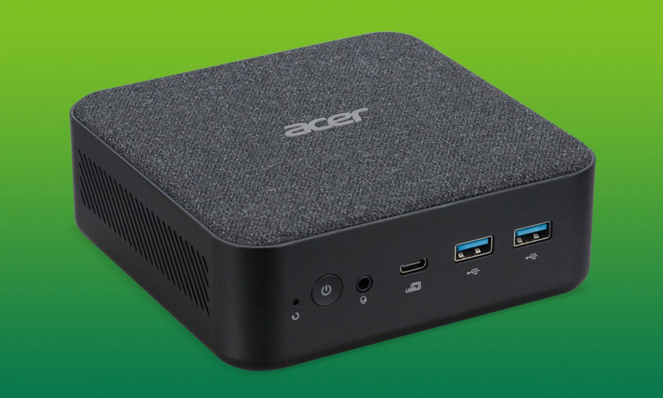 Acer Revo Box porty na froncie obudowy