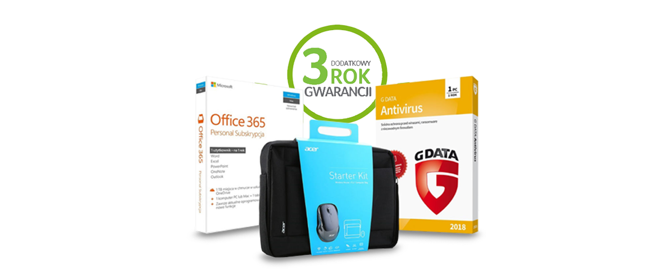 Promocja Acer akcja 8 generacja zestaw pakiet