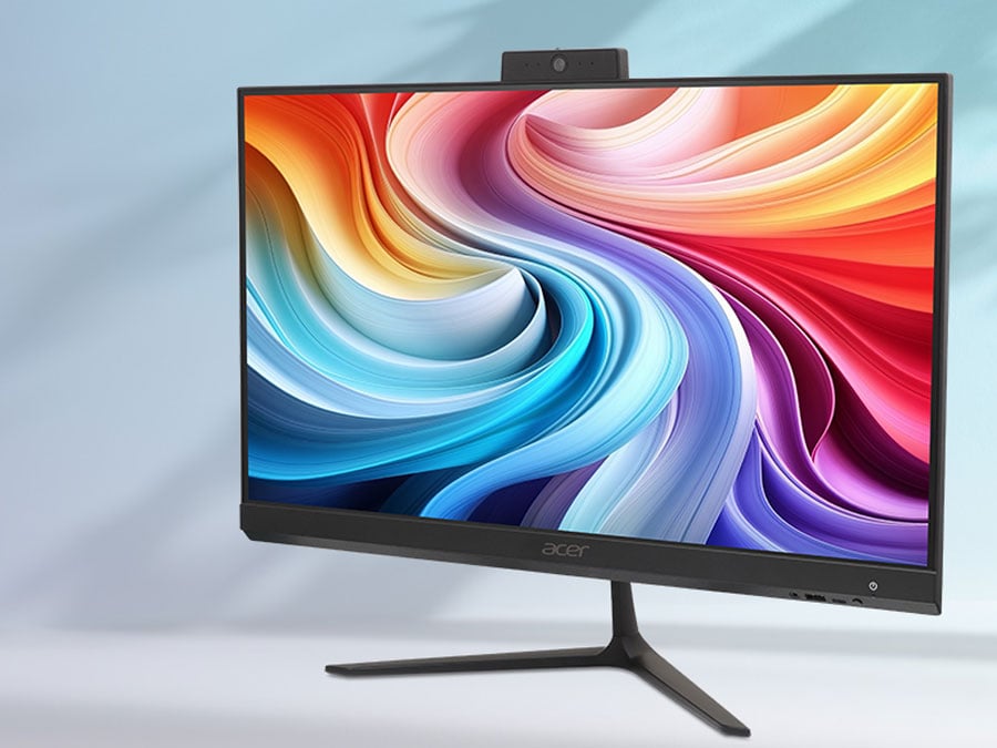 Acer Aspire C27 ekran oraz tył