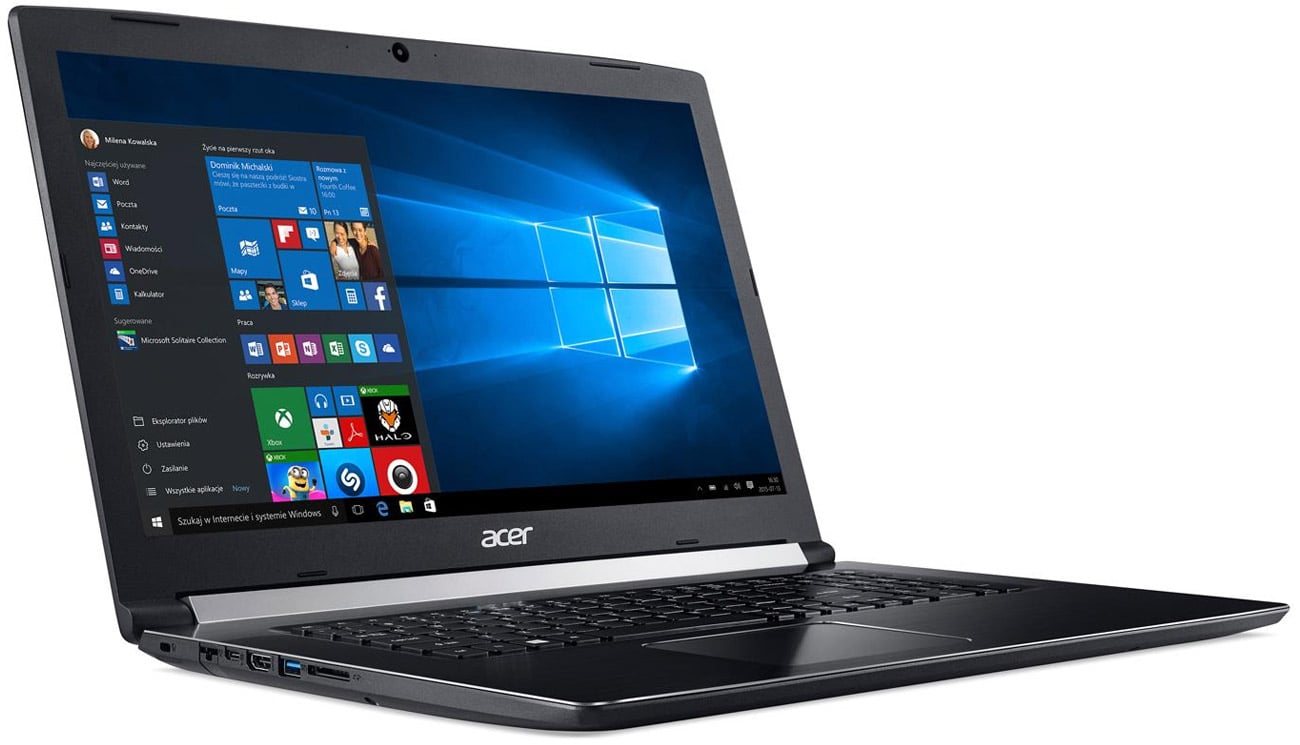 Procesor Intel Core i3 siódmej generacji w Acer Aspire 5