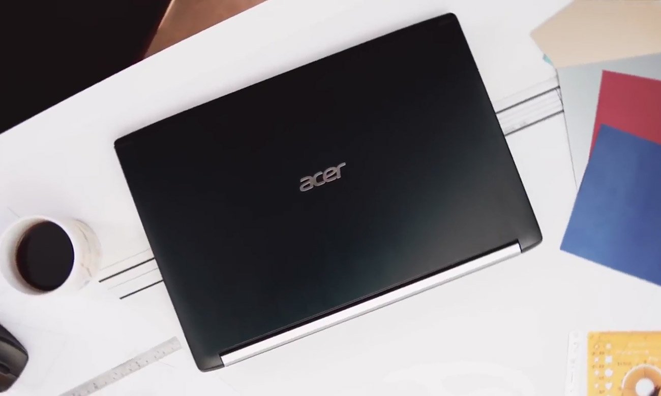 17-calowy Acer Aspire 7 laptop z alumuniową obudową 