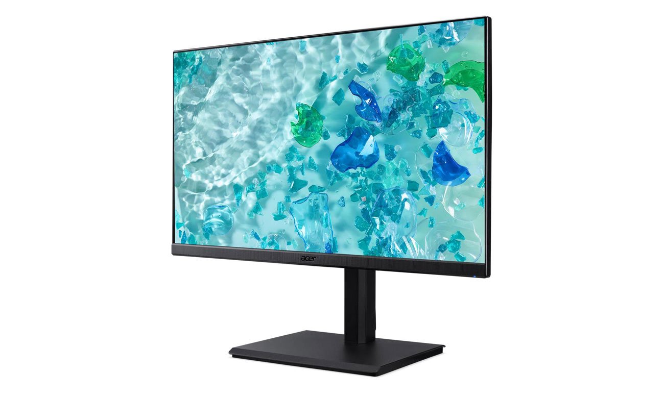 Acer Vero B277EBMIPRZXV widok z przodu pod kątem