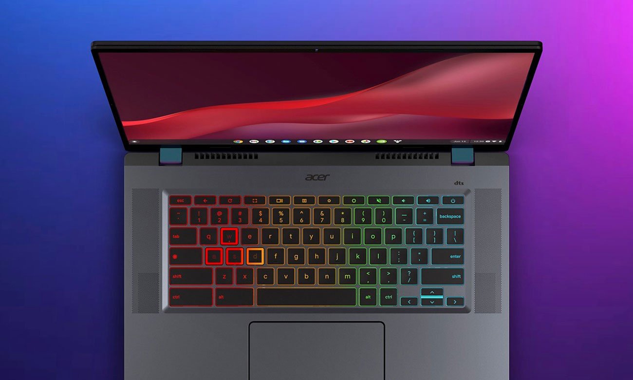 Клавіатура Acer Chromebook Gaming з підсвічуванням