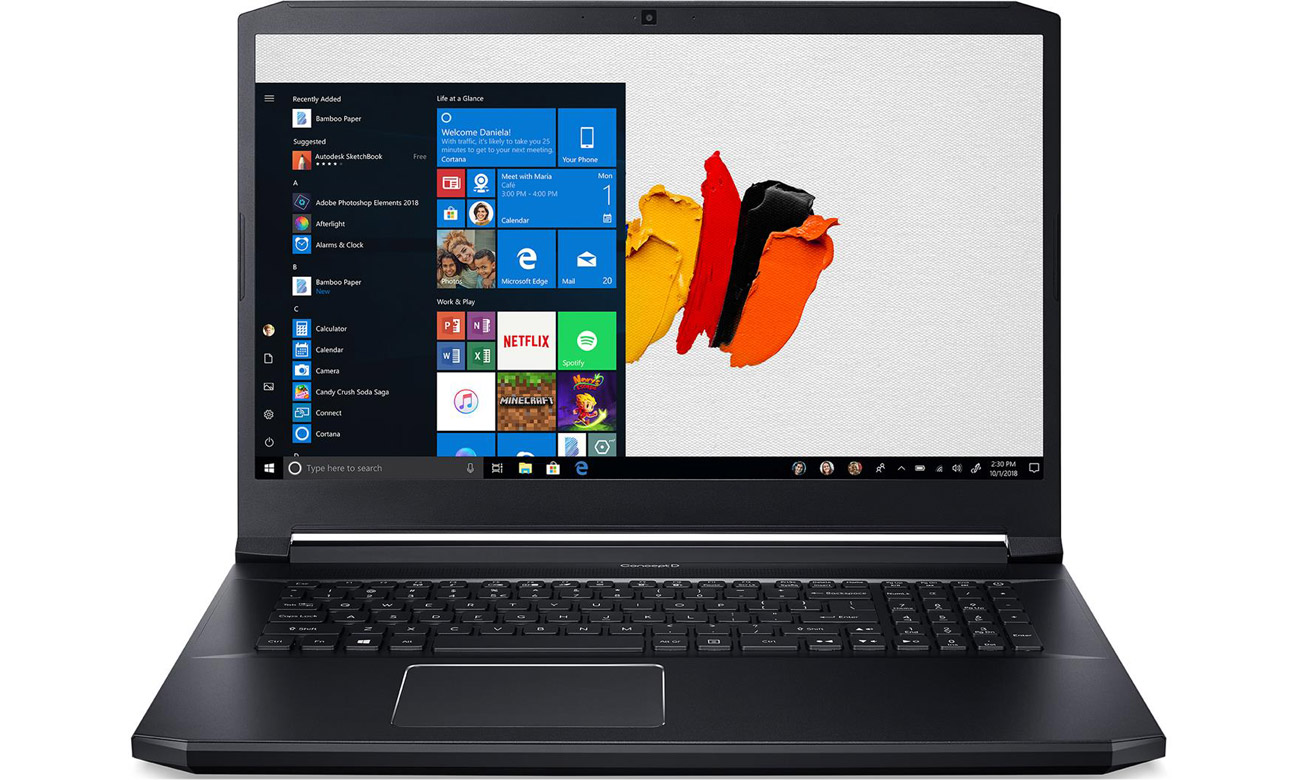 Ekran o rozdzielczości 4K w Acer ConceptD 5