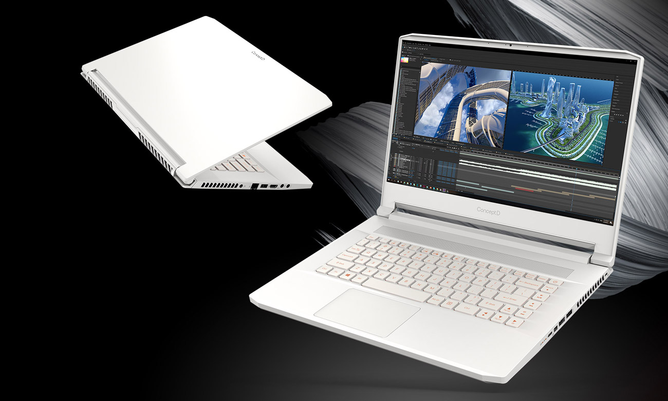 Laptop do projektowania graficznego Acer ConceptD 7