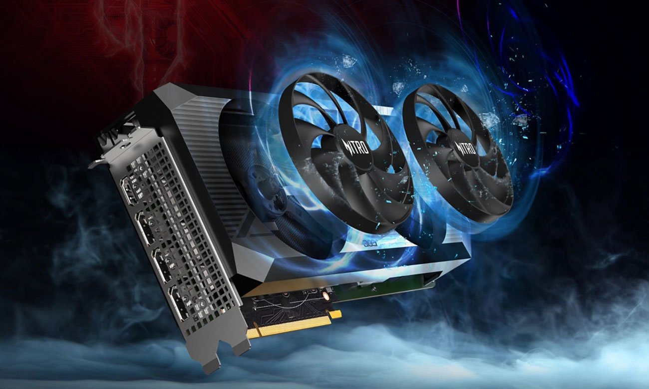 Acer Radeon Nitro AMD RX 7800 XT OC Chłodzenie