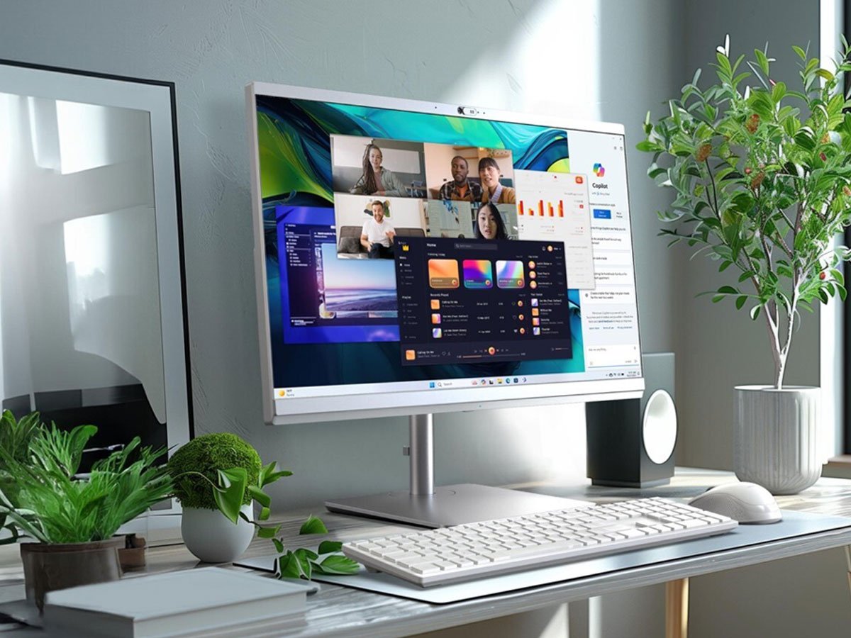 Komputer All in One Acer Aspire C24 na biurku
