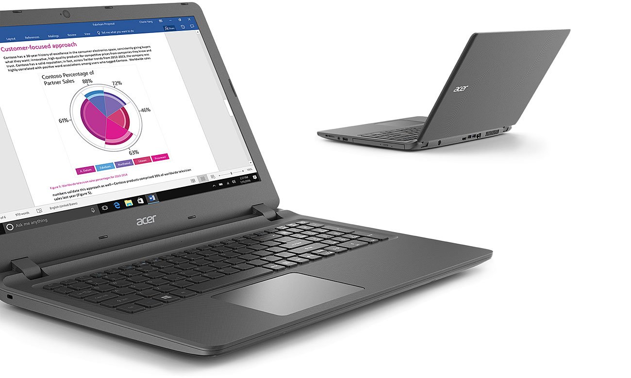 Acer Extensa 2540 Przenośny, solidny i wydajny