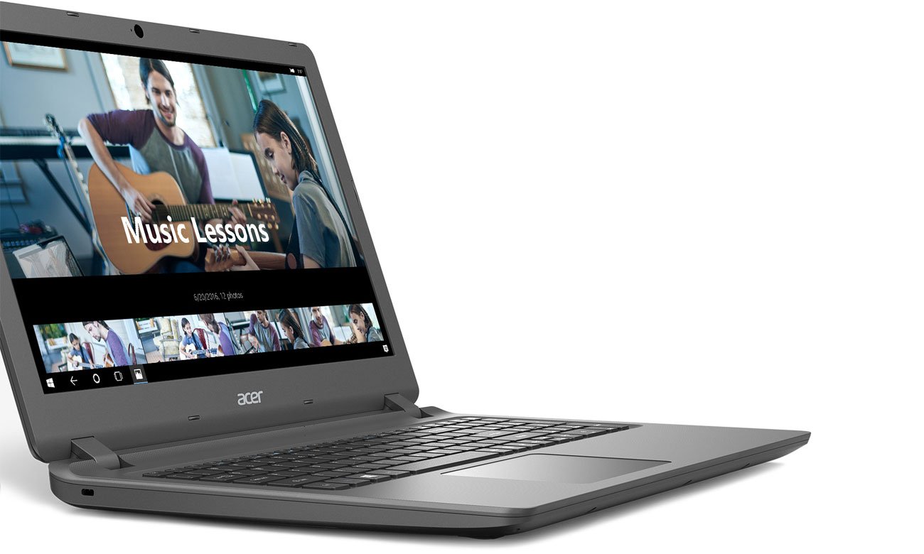 Acer Extensa 2540 Smukła konstrukcja, Długi czas pracy na baterii