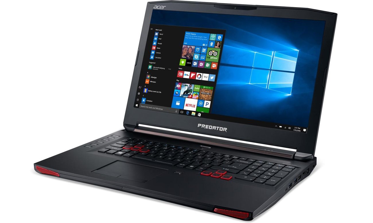 Acer Predator układ graficzny gtx 1060