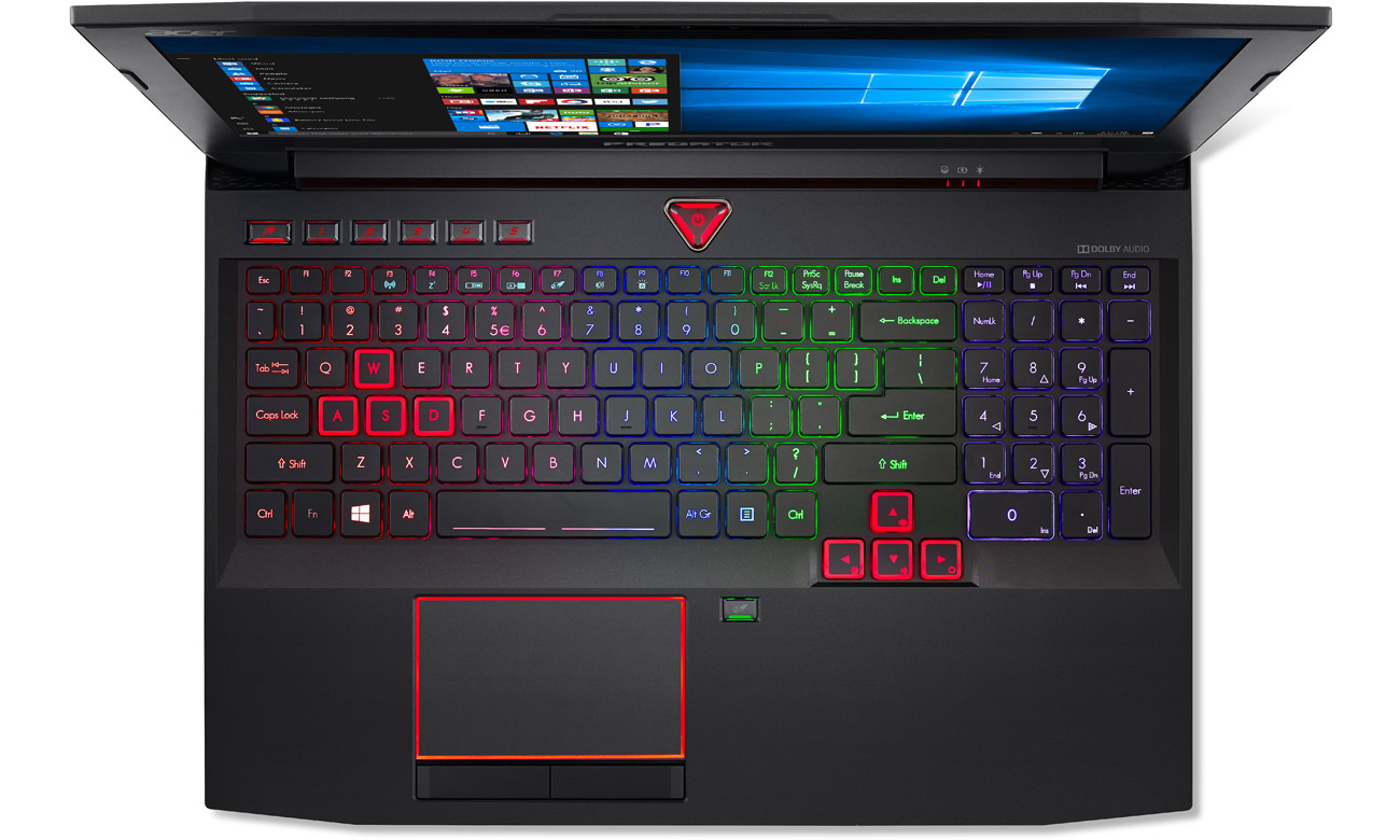 Acer G9-593 Wielokolorowe podświetlenie klawiatury
