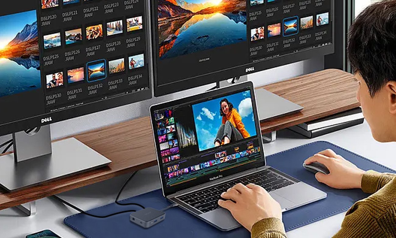 Acer 7 in 1 USB4 8K Multi Display hub monitory