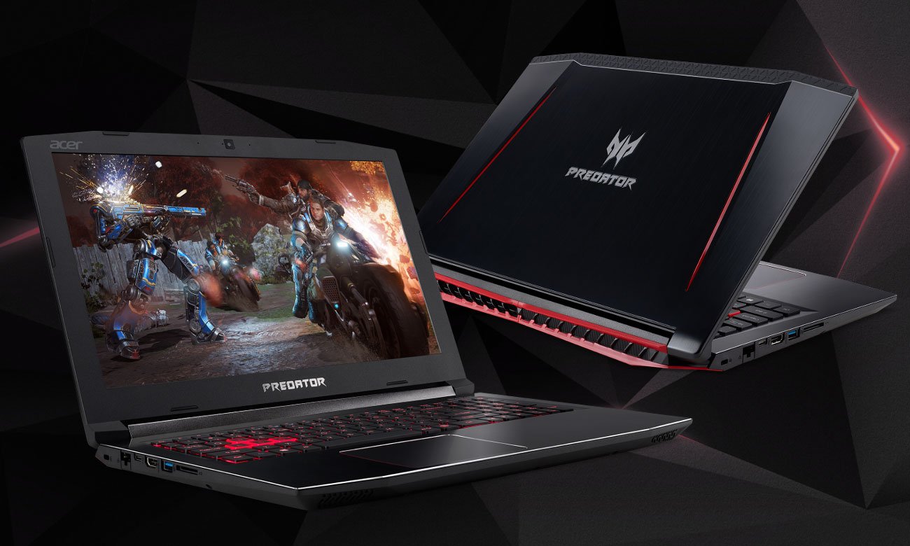 Acer Helios 300 agresywny wygląd