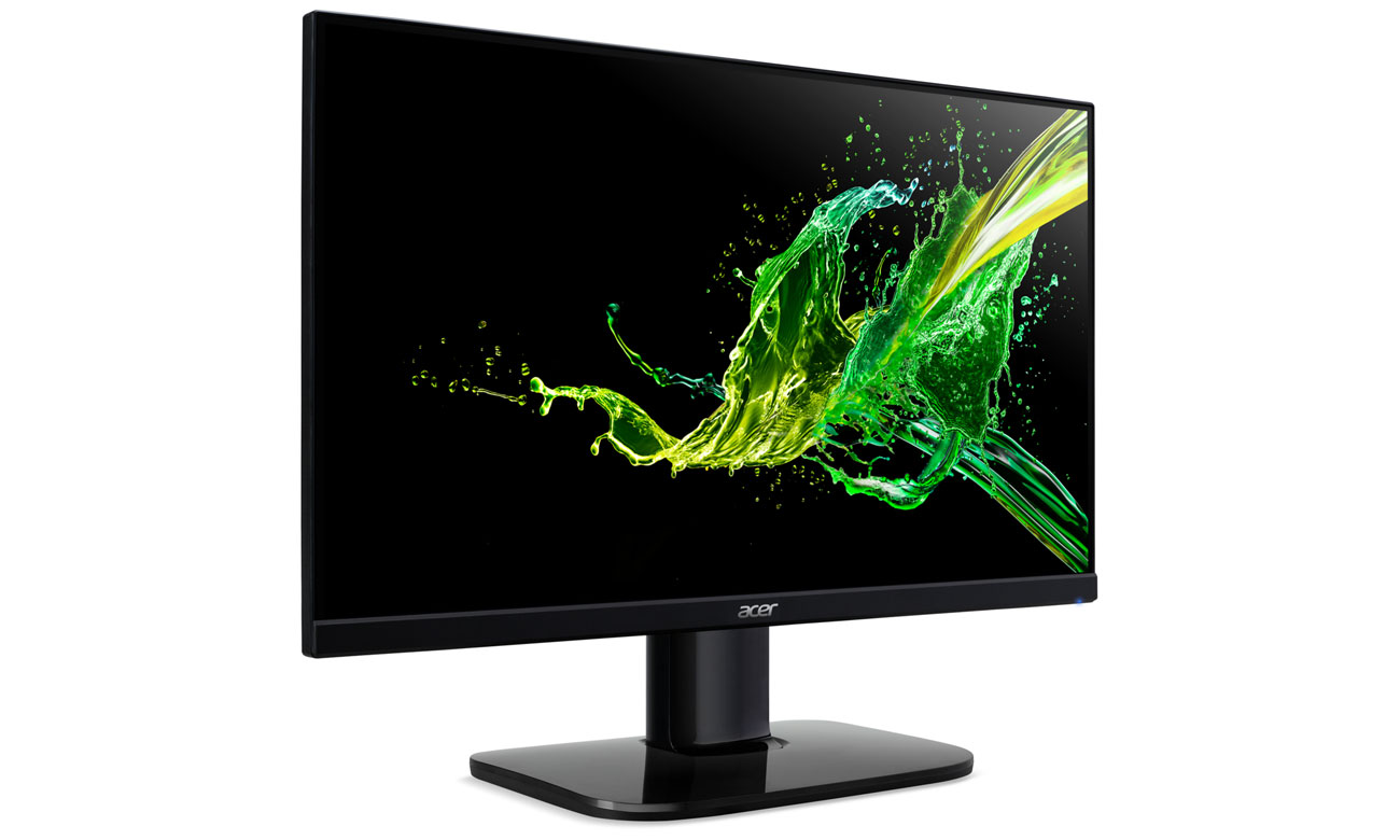 Acer KA222QHbi widok z przodu pod kątem