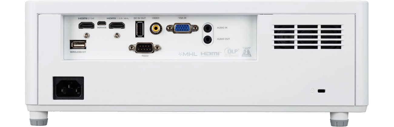 Acer PL1520i porty