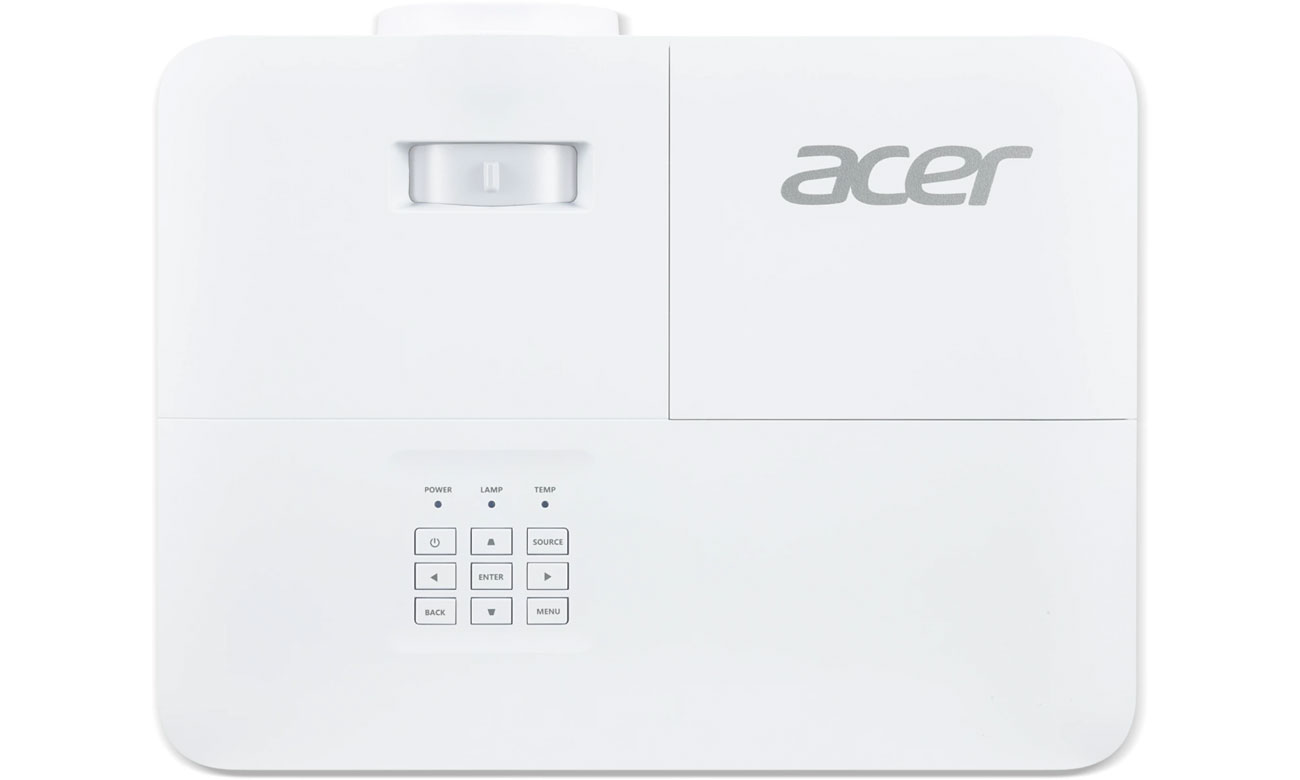 Acer X1527i widok z góry