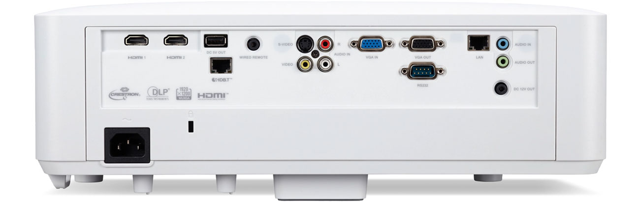 Acer PL7510 porty