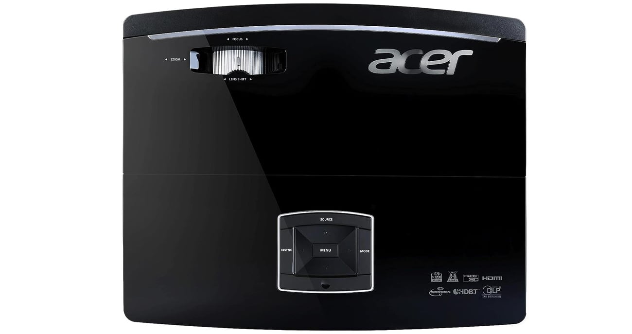 Acer P6605 widok z góry