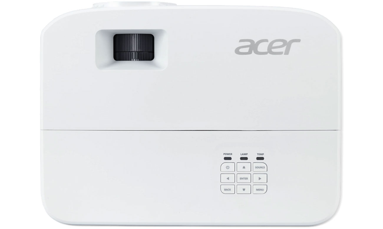 Acer P1357Wi widok z góry