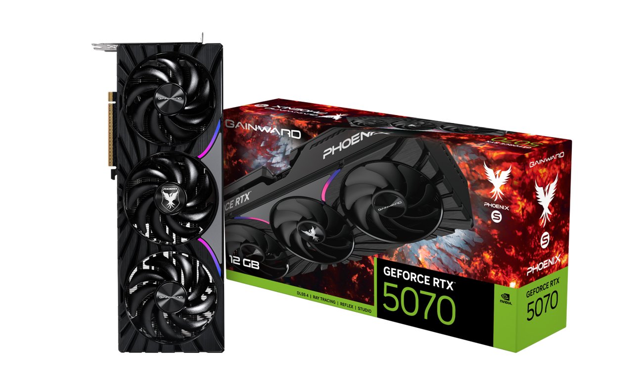 Gainward GeForce RTX 5070 Phoenix-S 12GB GDDR7 DLSS4 - Karty