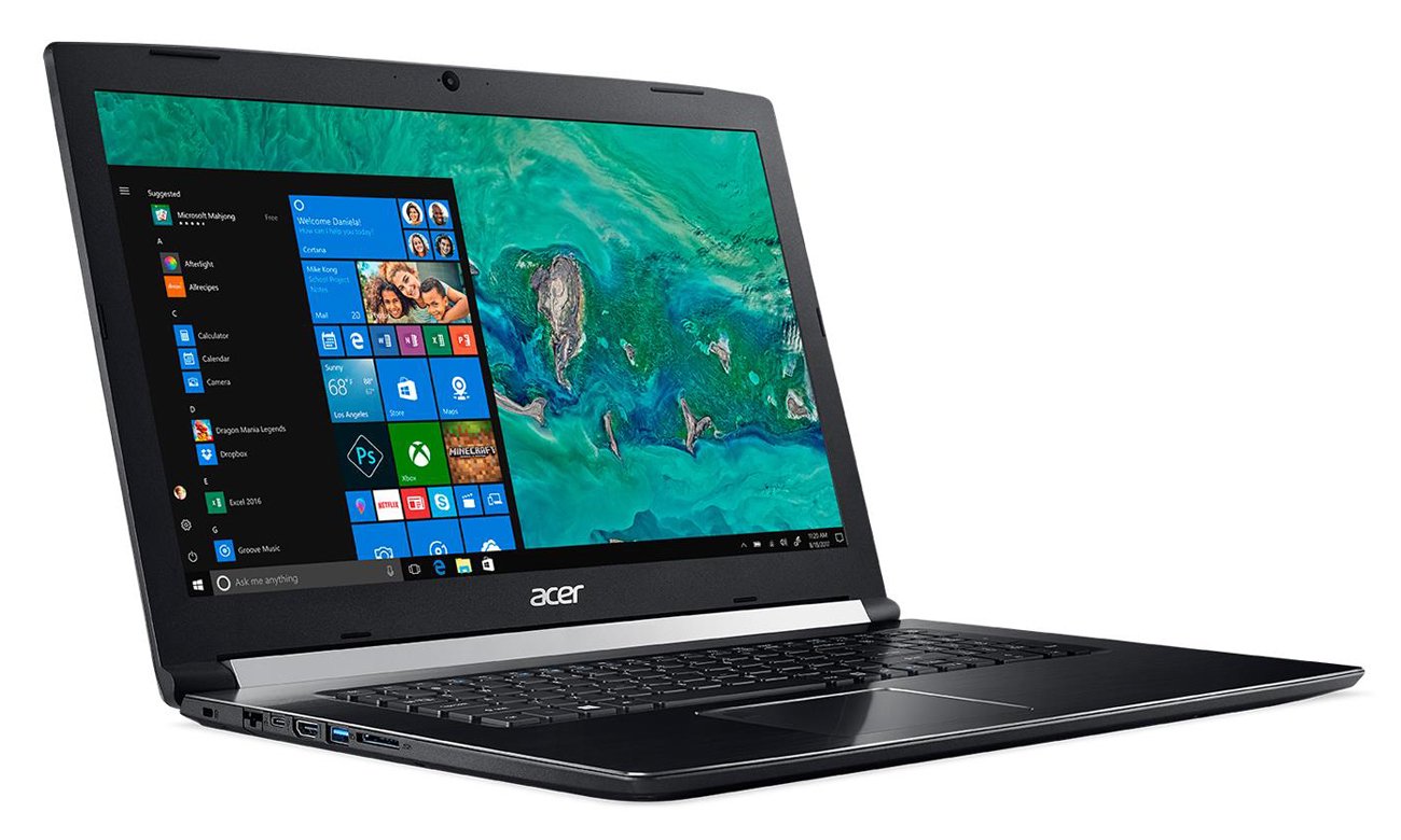 Acer Aspire 7 Perfekcyjny gaming z GeForce GTX 1050
