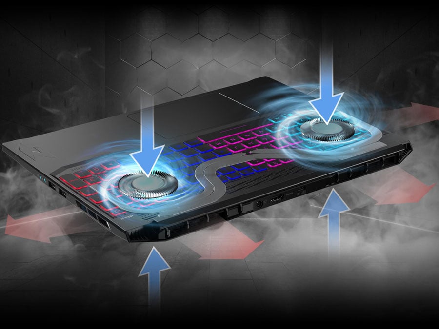 Acer Nitro V 16S AI układ chłodzenia