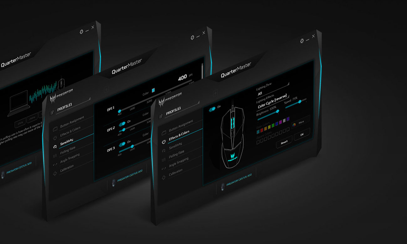 Acer Predator Cestus 300 Profile Ustawień