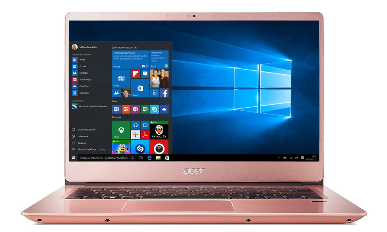 Acer Swift 3 układ graficzny Intel UHD Graphics 620