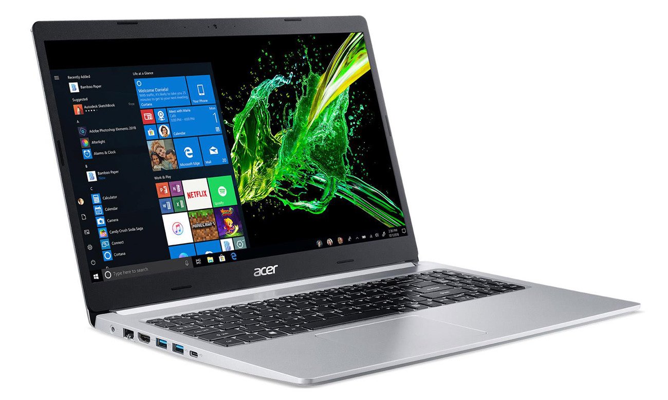 Acer Aspire 5 cienki laptop stylowa obudowa