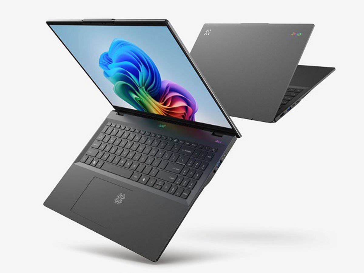 Laptop Acer Swift 16 prawy bok i tył