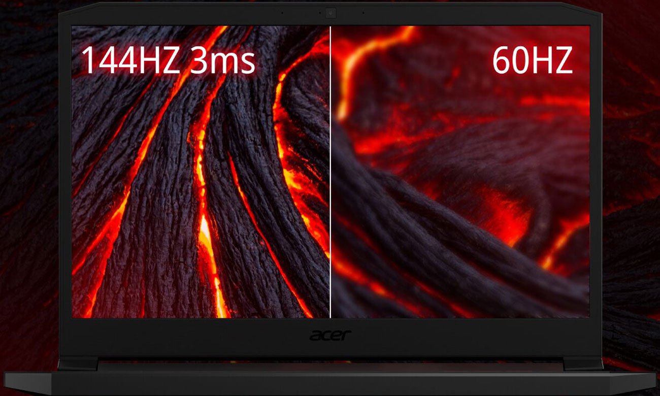 odświeżanie 144 Hz czasreakcji 3 ms Overdrive