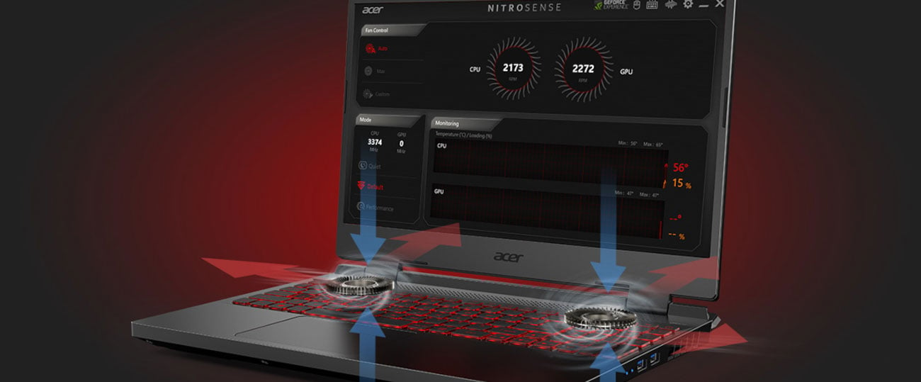 Охолодження Acer Nitro 5