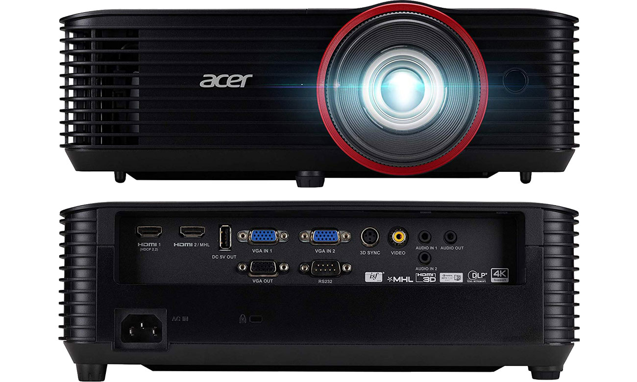 Acer Nitro G550 - Przód, tył, złącza