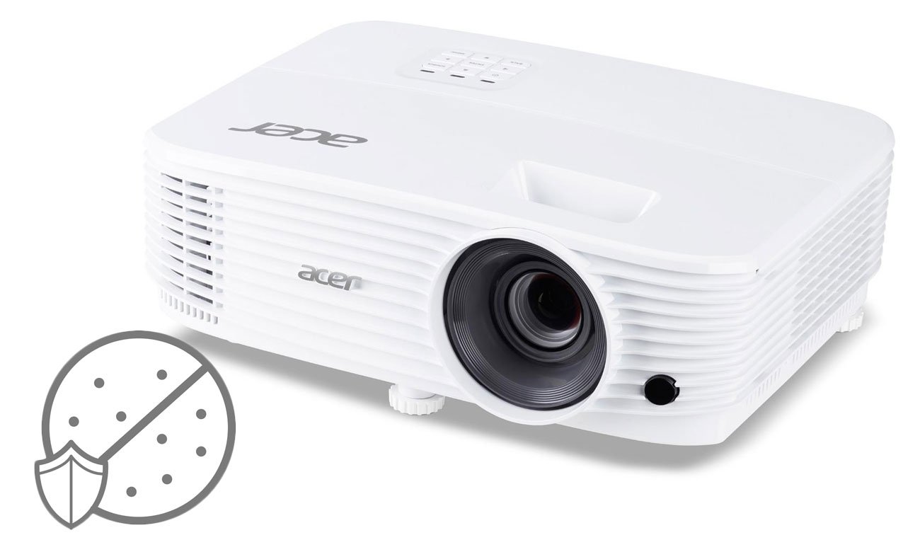 Acer P1250B DLP Ochrona przeciw kurzowi Acer Dust Shield