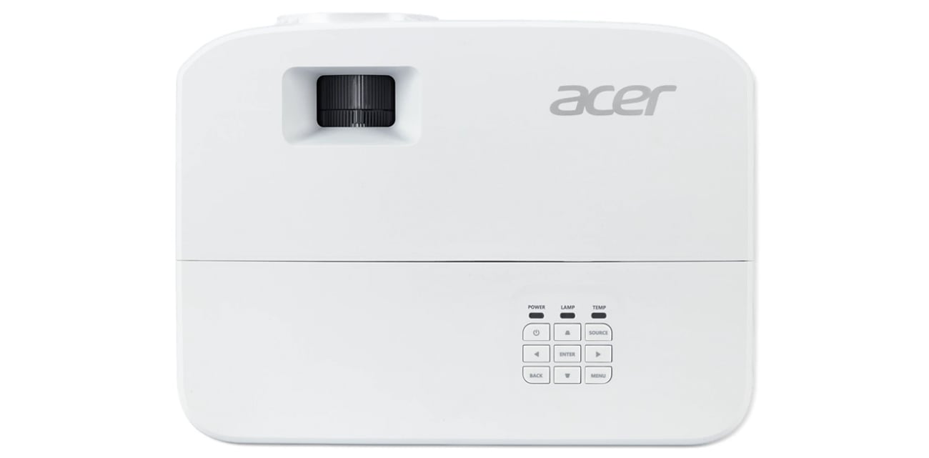 Projektor Acer P1257i widok z góry