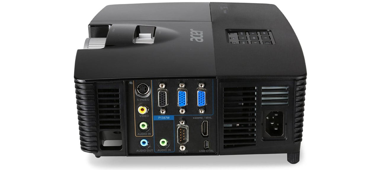 Acer P1387W DLP acer smartformat